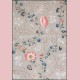 Wallpaper design with scattered flowers